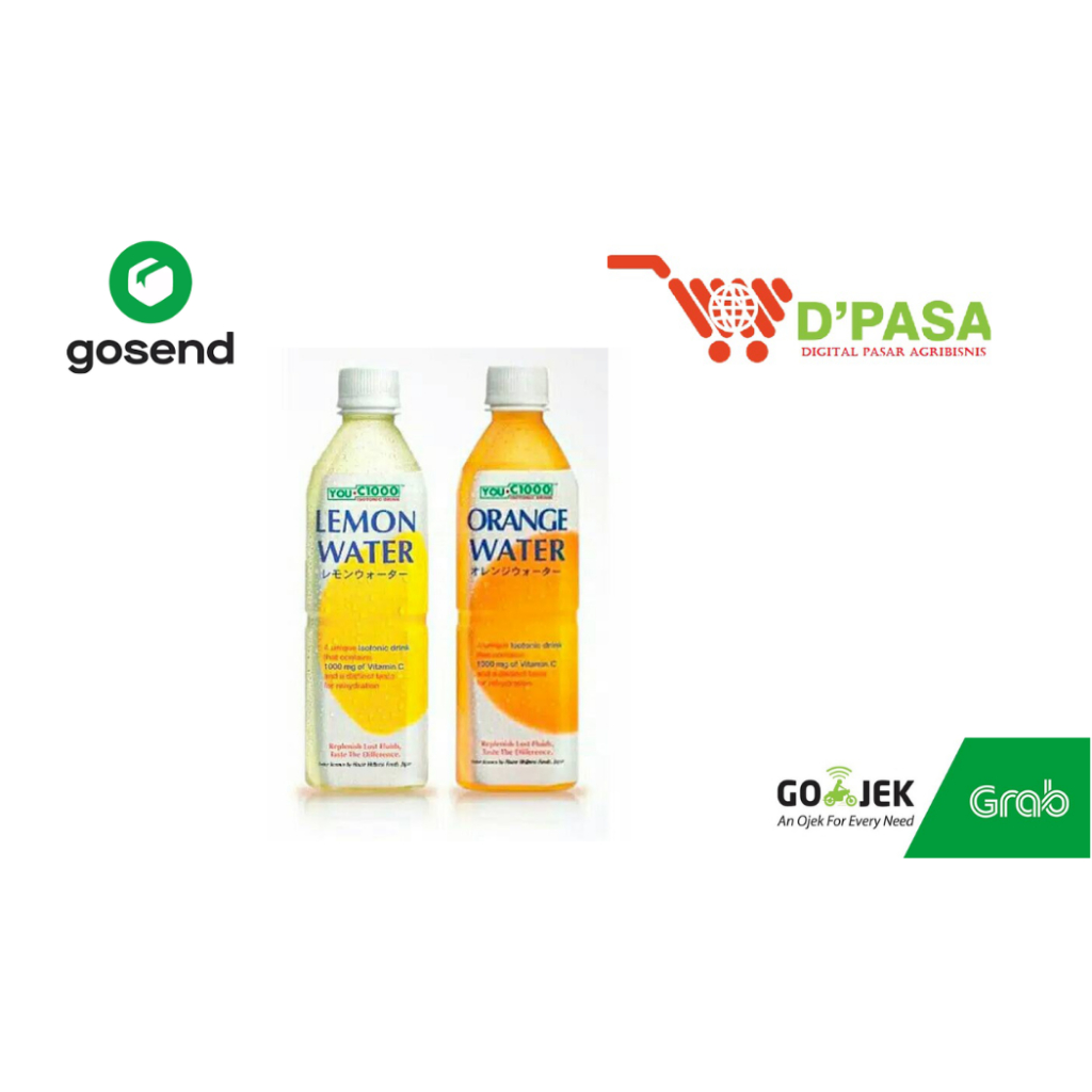 

KIRIM INSTAN Orange water dan lemon water 500 Ml ~ You C1000