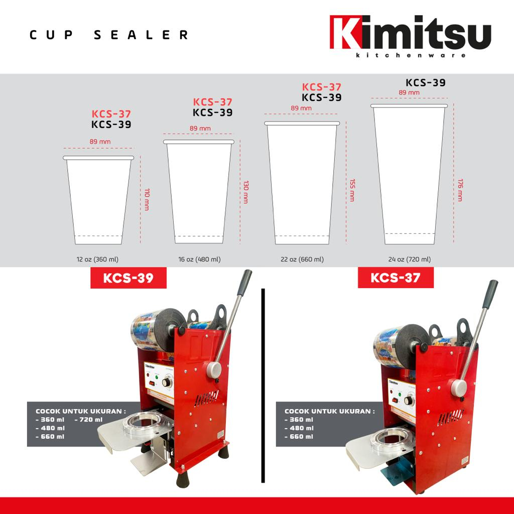 Cup sealer 16oz 22oz 24oz / Mesin Press gelas Plastik