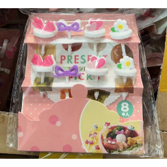 TUSUKAN BENTO GARPU BENTO TUSUKAN BUAH KUE DESSERT BENTO BEKAL ANAK GARPU BUAH MOTIF LUCU