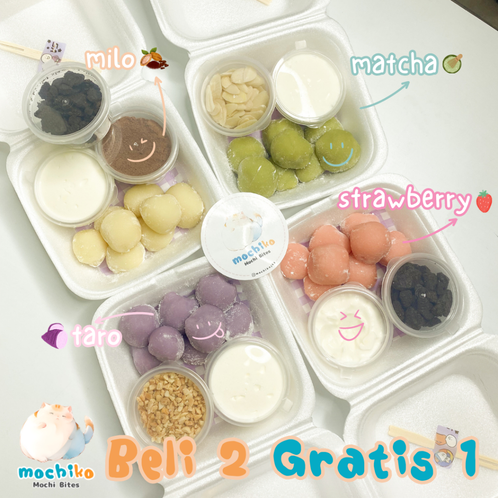 [BELI 2 GRATIS 1] Mochi Bites All Variant | MochiKo Jakarta