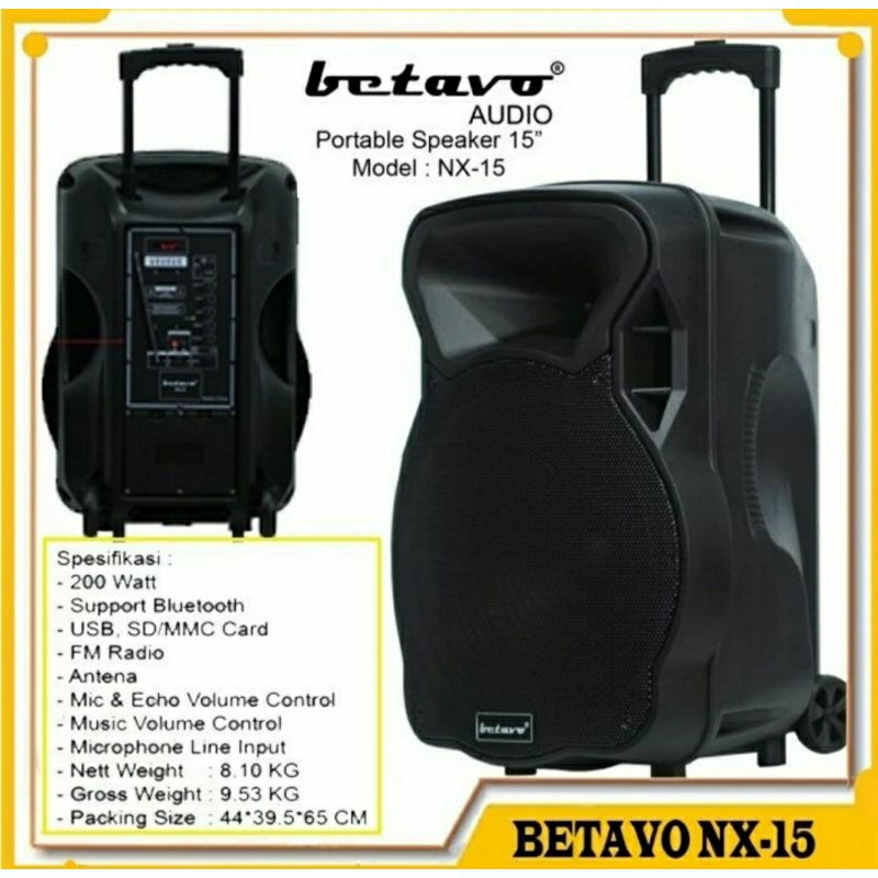 Speaker meeting Betavo Nx15 speaker 15inch Betavo nx15