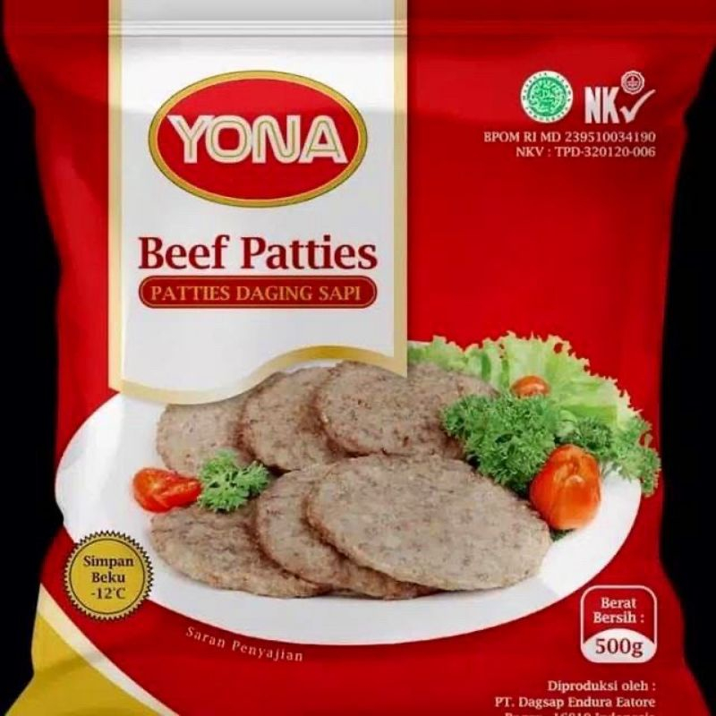 

Yona beef petties 500gr