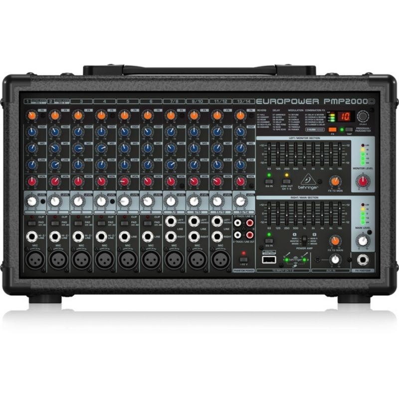 Behringer PMP2000D Behringer PMP 2000D Power Mixer Behringer PMP-2000D Original