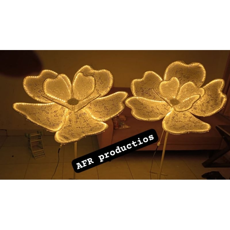 LAMPU KELOPAK LED Stand dekorasi