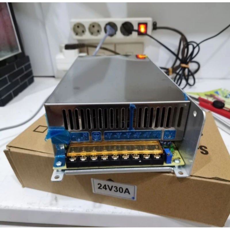 power supply switching 24v 30A adaptor travo 24 volt 30 a