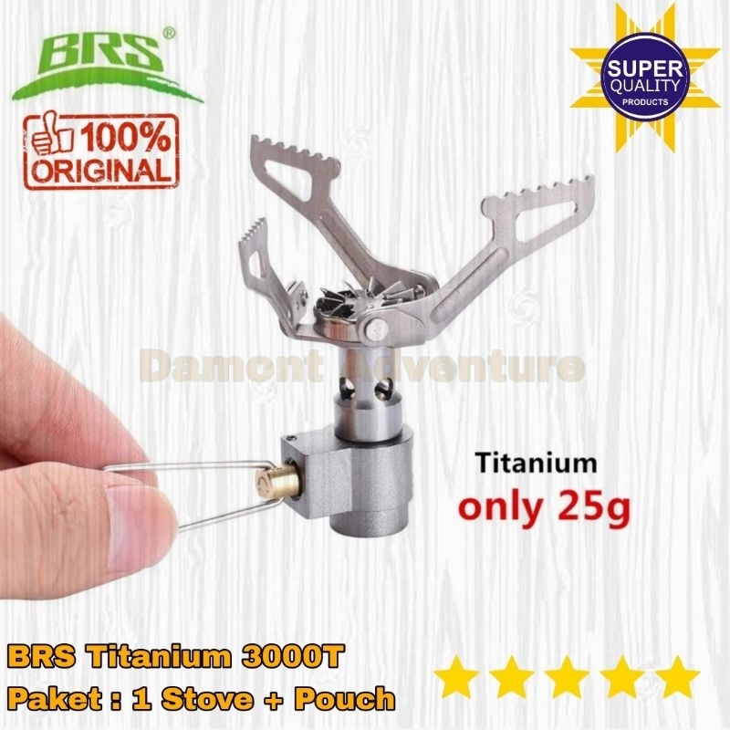 Kompor Titanium Roket BRS 3000T - Kompor Ultralight BRS 3000T
