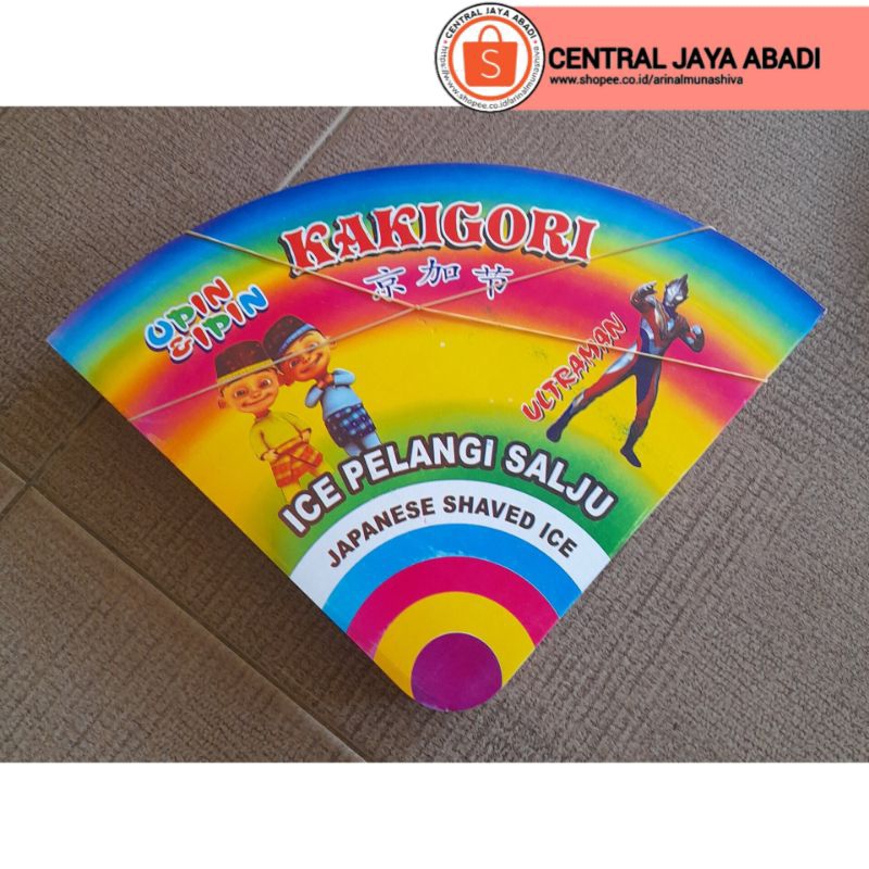 

200 LEMBAR KERTAS ES SALJU VIRAL | BUNGKUS KERTAS ES PELANGI PRODUK TERBARU | KEMASAN ES KAKIGORI BAHAN IVORY PUTIH HIGH QUALITY | CONTONG ES SERUT | ARINA SHIVA GROUP 259