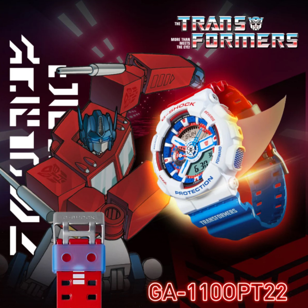 Jam Tangan Anak Pria CASIO G-Shock GA-110OPT22-7BPFT TRANSFORMER GA-110 Series X Optimus Prime