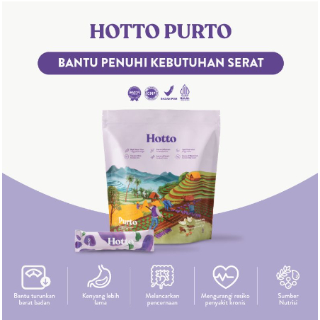 Hotto Purto Multigrain with Purple Potato 1 Pouch - 16 Sachet