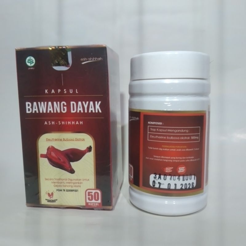 Bawang Dayak Asli Kalimantan Ektrak 50 Kapsul