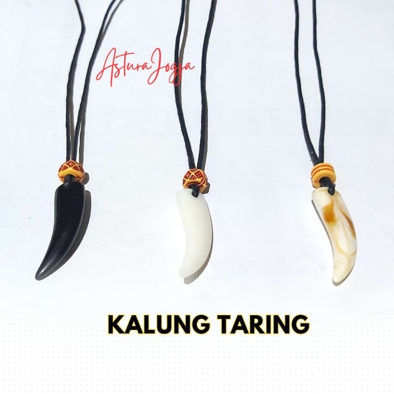 Kalung Tali Liontin TARING || Kalung Etnik Pria Wanita
