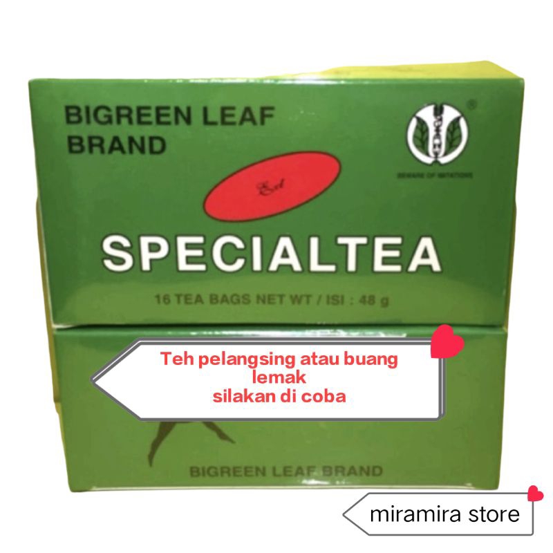 

Special tea extra strength bigreen leaf special teh/teh buang lemak