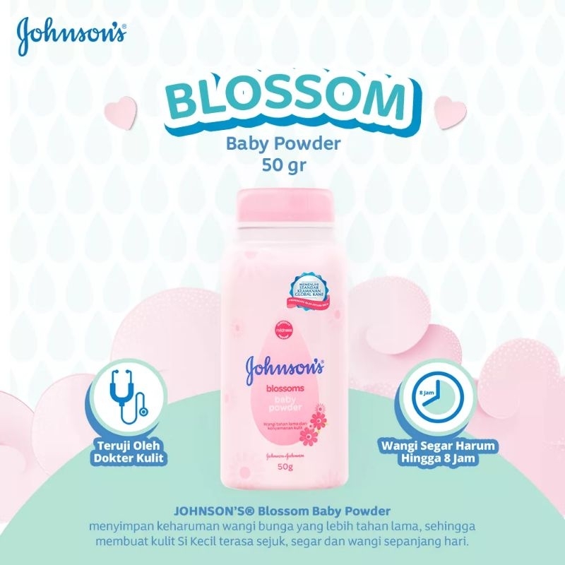 Johnsons Baby Powder Blossom 50 gr