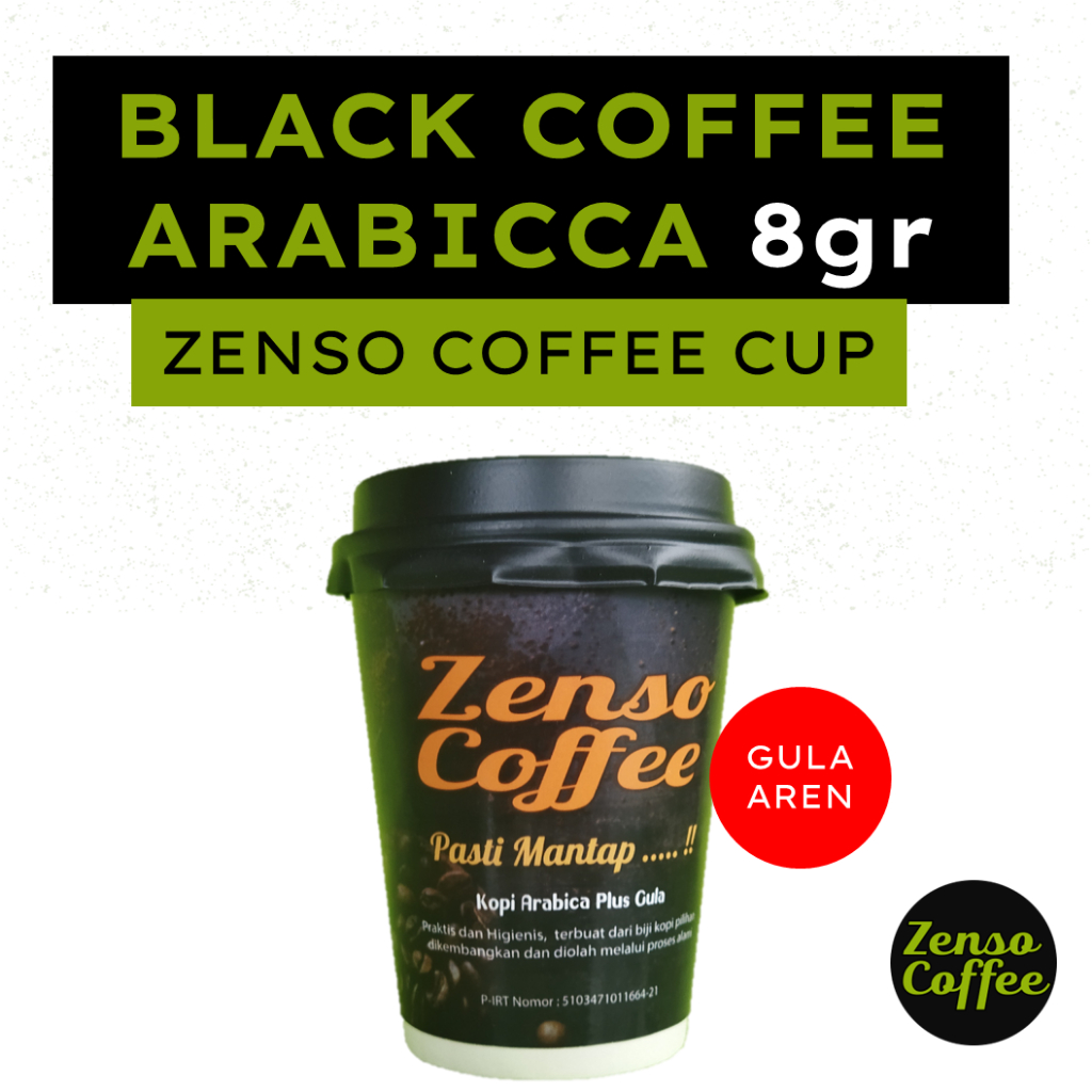 

Zenso Black Coffee Arabicca Gup 8gr