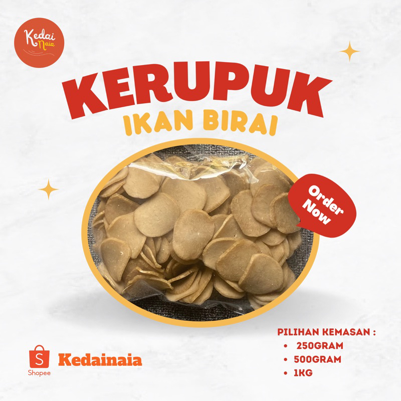 

KEMPELANG MENTAH KERUPUK IKAN ASLI BELITUNG MENTAH RENYAH KEMASAN 500GRAM