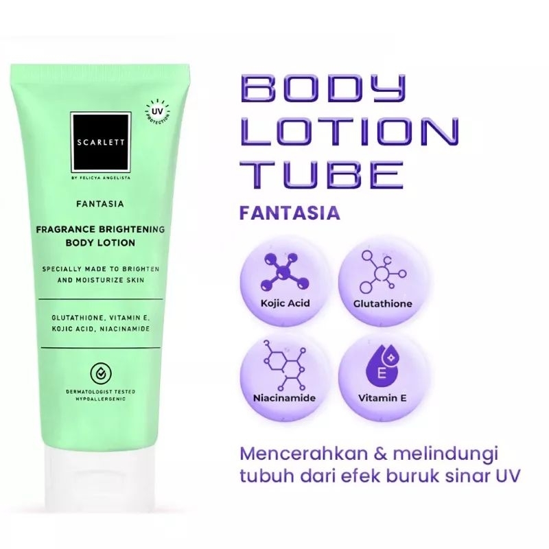 SCARLET BODY LOTION TUBE