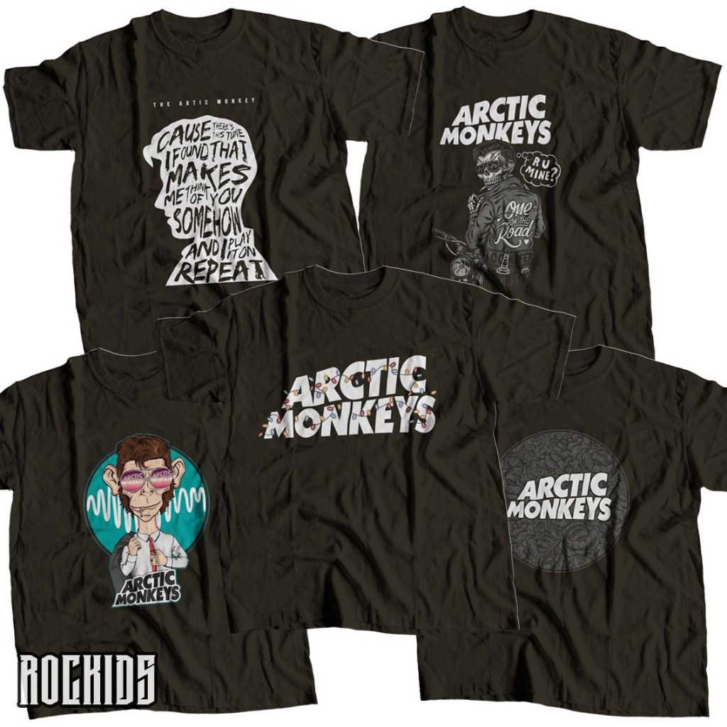 ROCKIDS - ARTIC MONKEYS - TSHIRT - TEES - KIDSWEAR - KAOS BAND - KAOS BAND ARTIC MONKEYS - KAOS ARTI