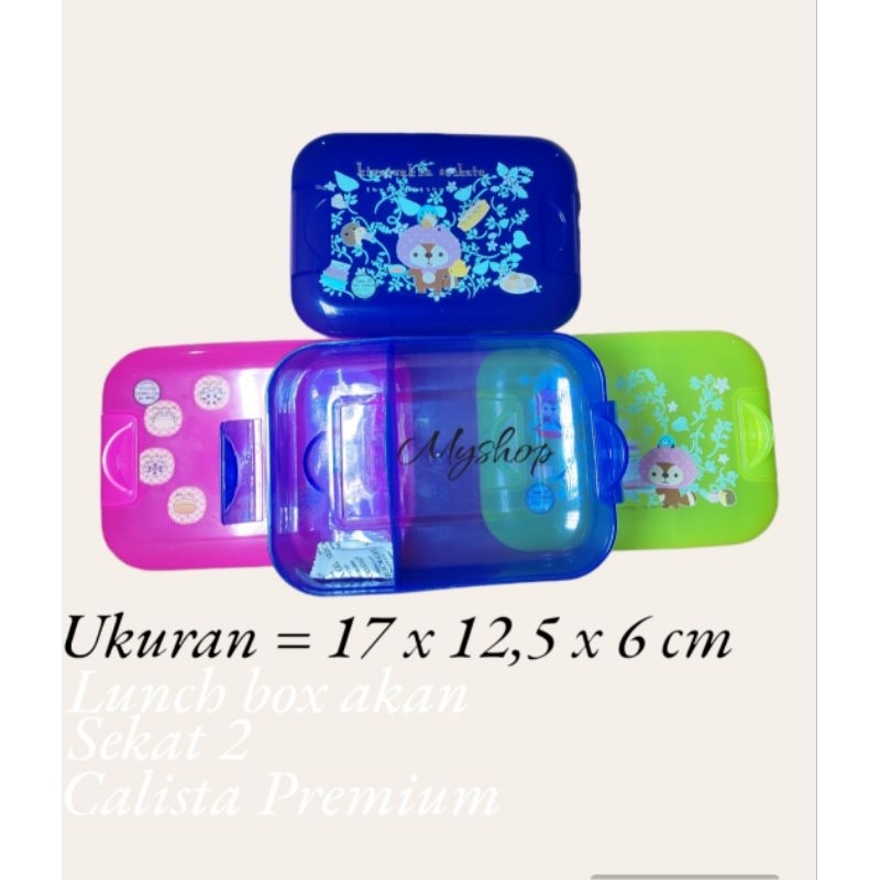Calista Lunch Box Akan / Sekat 2