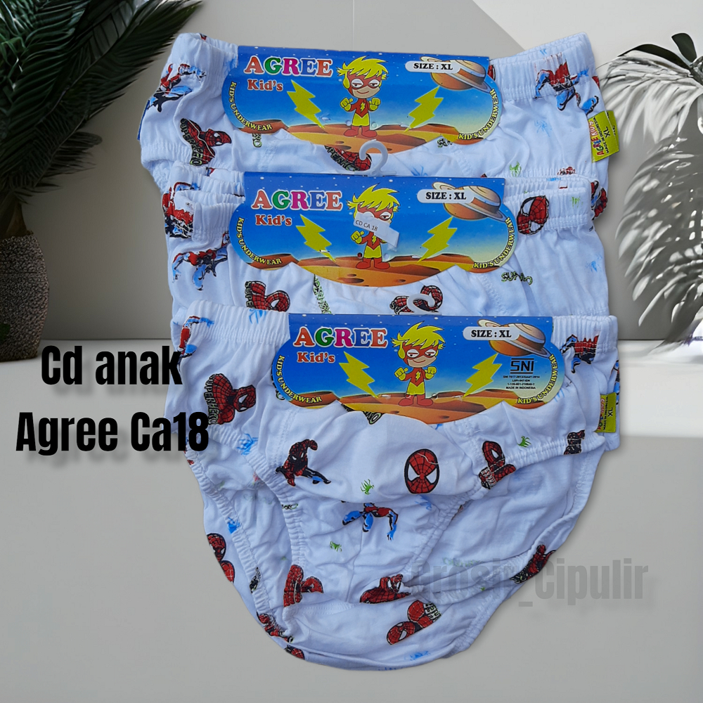 Celana dalam Anak Agree Kids Ca18 Motif size M - XXL