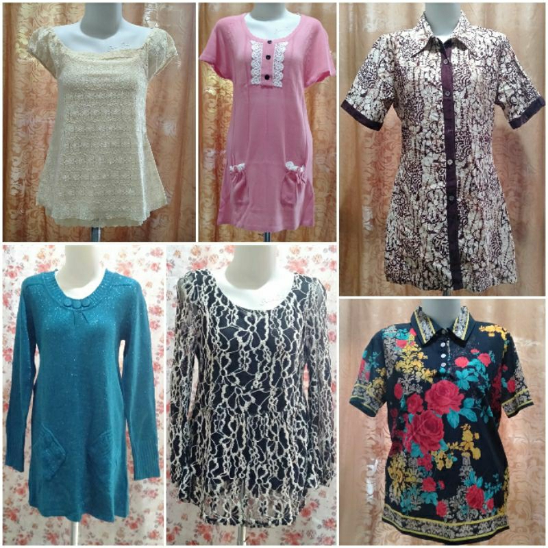 Blouse Tunik Atasan - Preloved