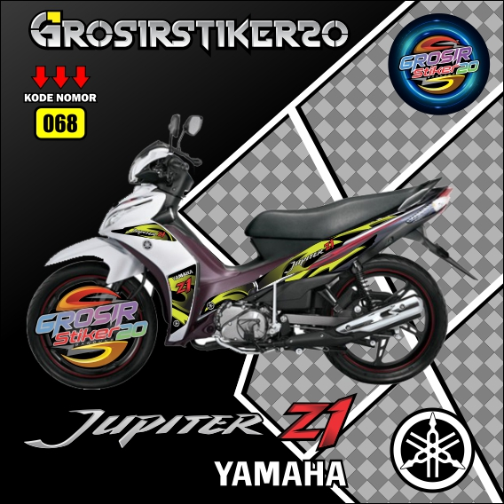 STIKER VARIASI YAMAHA JUPITER Z1 / STRIPING VARIASI MOTOR