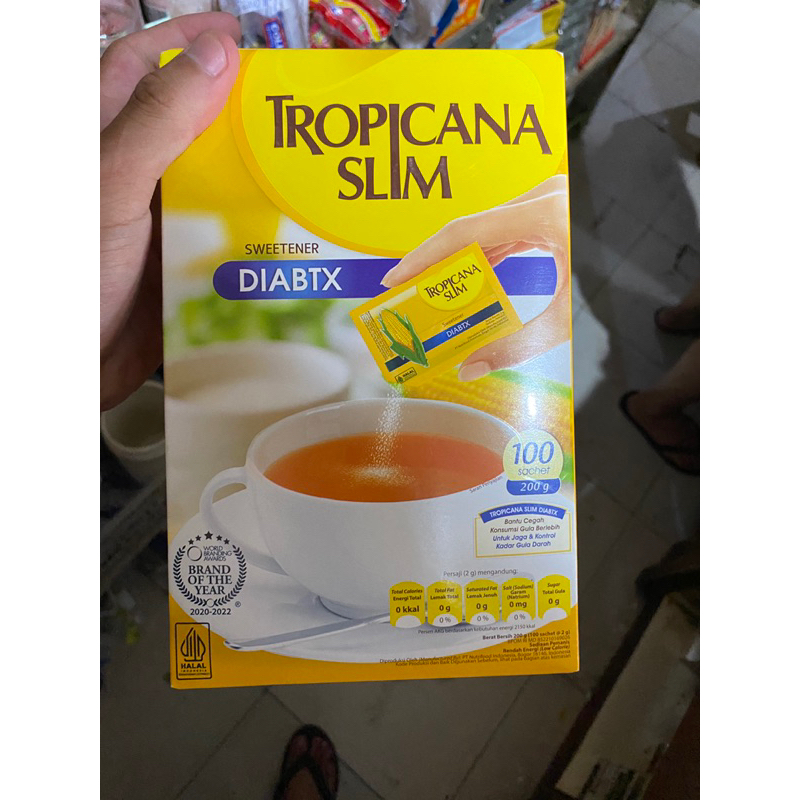 

Tropicana Slim gula diabet atau classic isi (25/50/100)