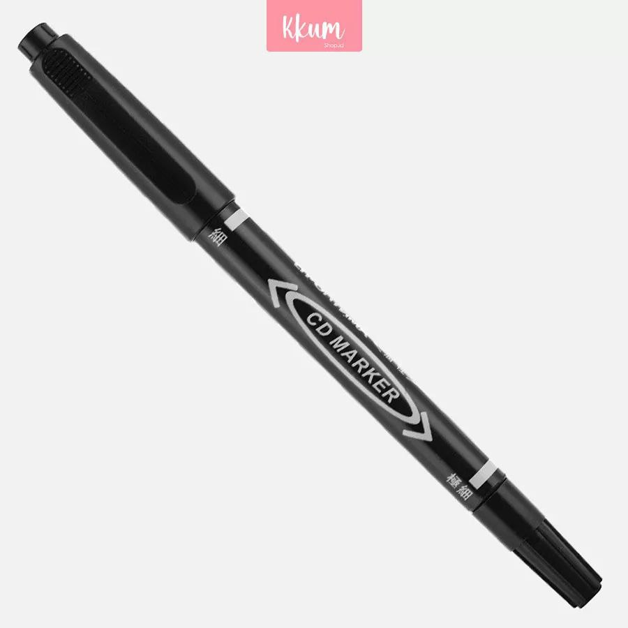 

Marker/Spidol permanen dua kepala/ Pulpen spidol mewarnai 2 in 1 dual tip