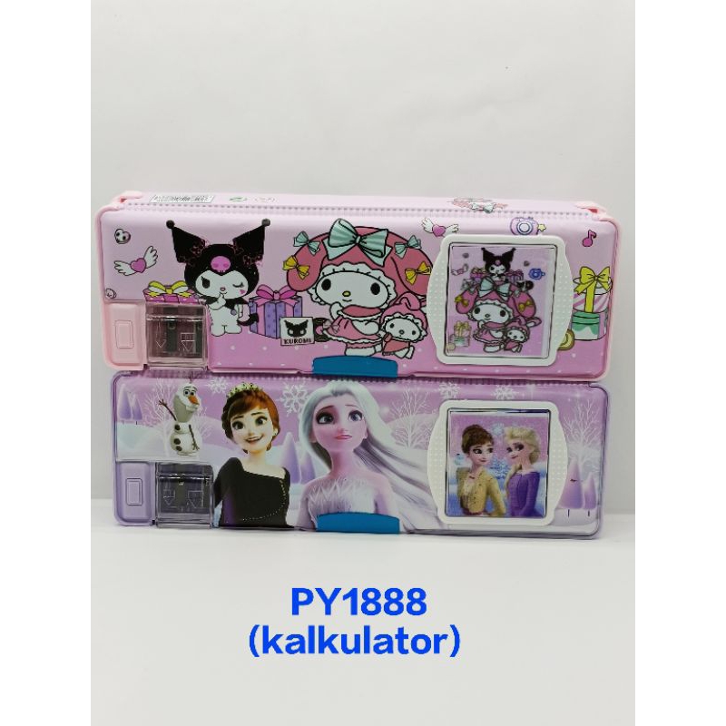 

TEMPAT PENSIL/PENCIL CASE MAGNET MURAH EXTRA KALKULATOR PY1888