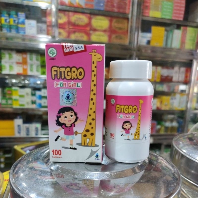 FITGRO | Yi Zhi Zeng Gao Wan For Girl (Grow Up Pills) - Suplemen Tinggi Badan Perempuan