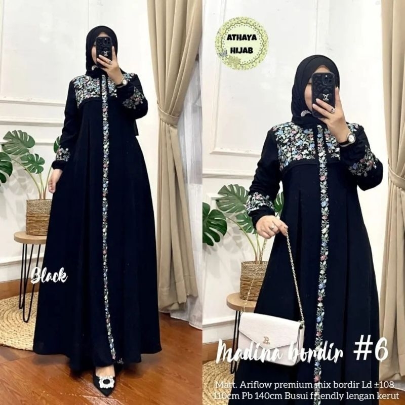 gamis Madina bordir