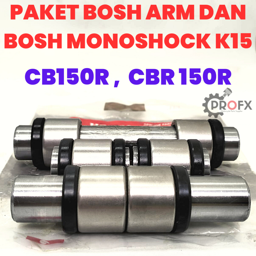 PAKET BOSH ARM DAN MONOSHOCK K15 HONDA CB150R, CBR 150R KUALITAS ORIGINAL ASLI AHM BOS SASIS