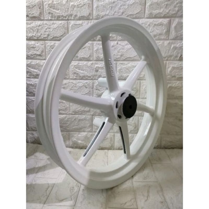 VELG SANCA NINJA 150RR VROSSI VELG RACING SANCA PALANG 6 NINJA 150RR WHITE/GOLD/BLACK VROSSI