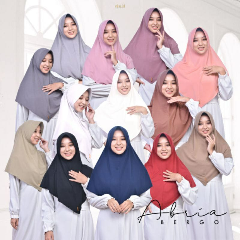 Hijab Instan Bergo polos Eltu - Abria Bergo