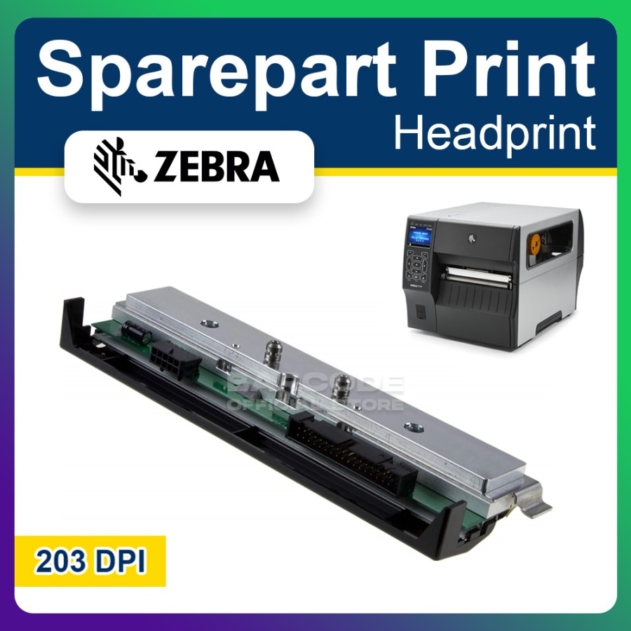 Zebra Print Head ZT-420 Spare Part Printer Label Barcode 203 DPI Original