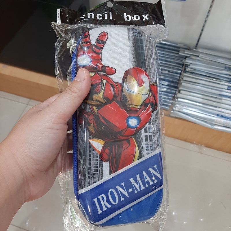 

tempat pensil iron man kotak pensil iron man