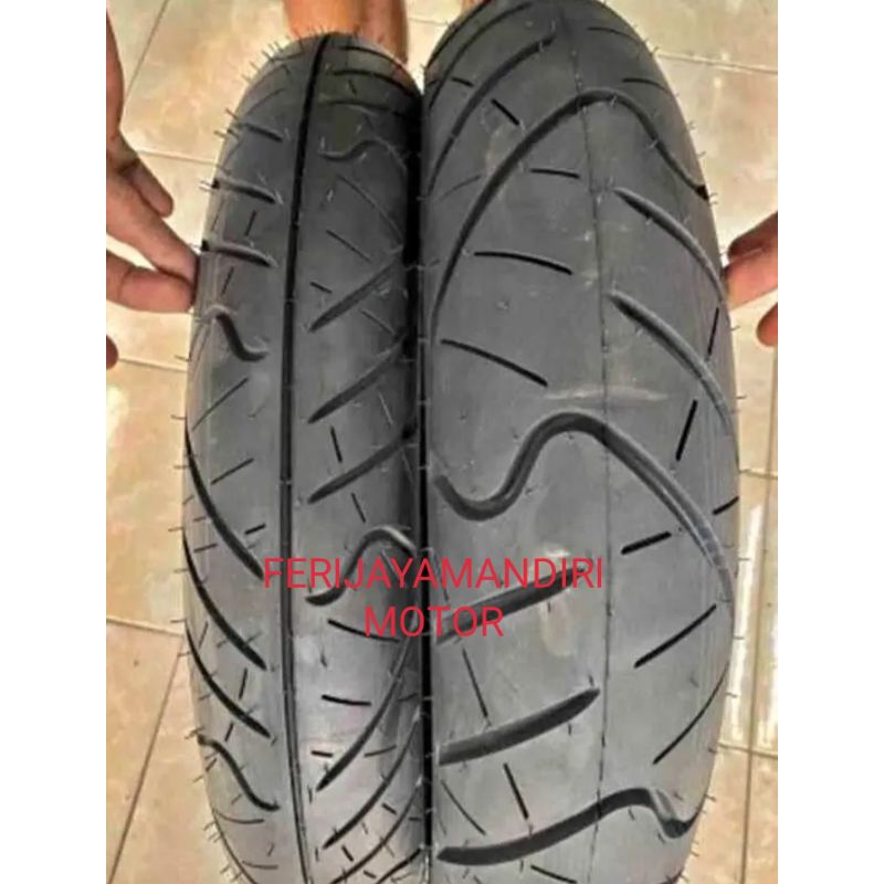 Ban motor sepasang ukuran 110/70-17 & 130/70-17 untuk tubless, Ninja, Cbr, Byson,R15 DLL