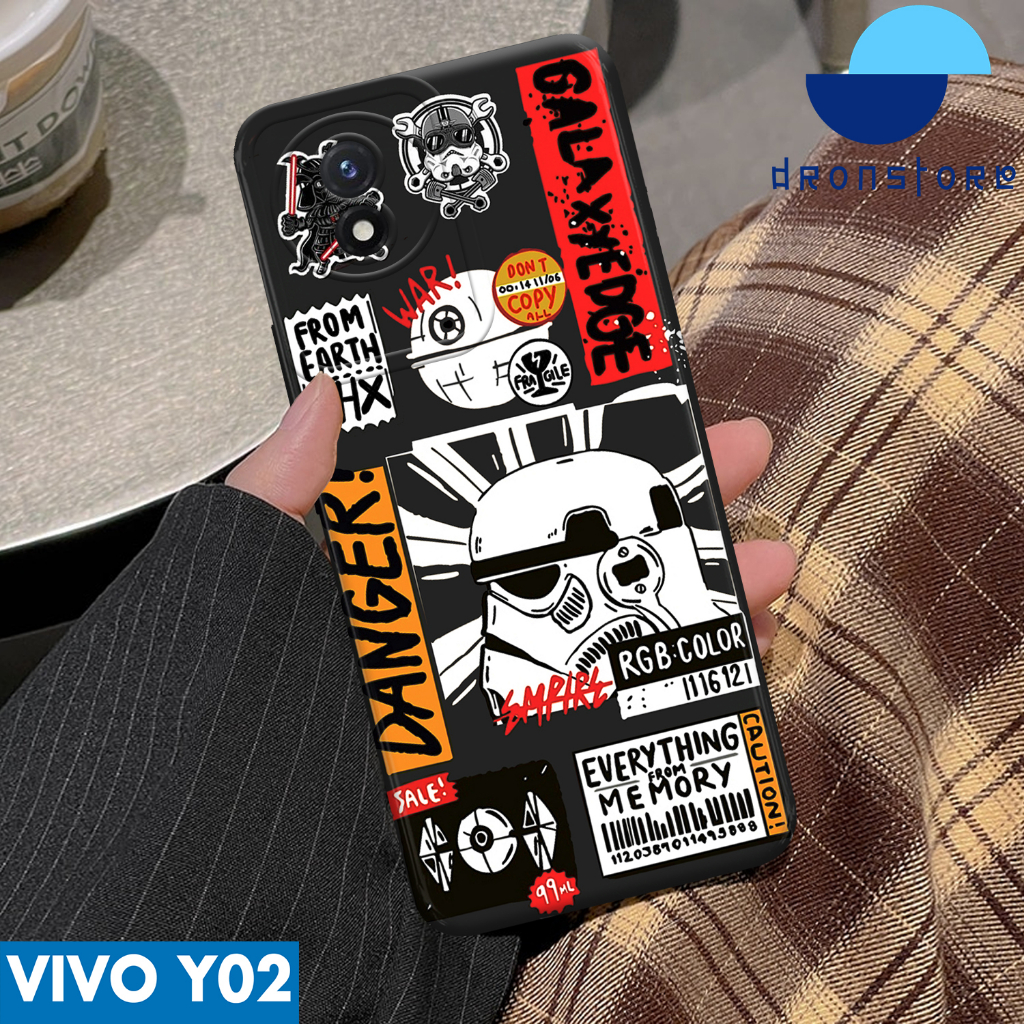 Case VIVO Y02 / Y02T - Fashion Case Starwars - 20 - Softcase Procamera Vivo Y02 - Cassing Viral - Ke