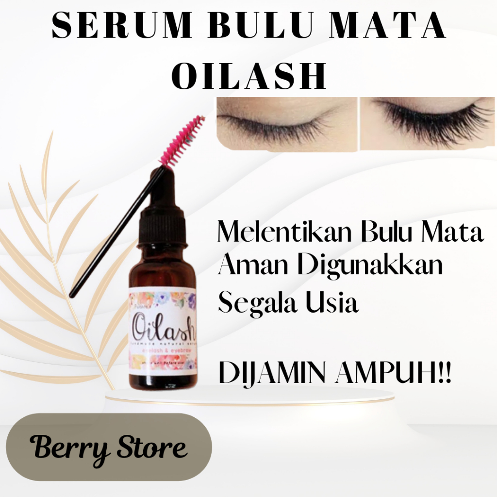 SERUM OILASH PEMANJANG BULMAT -OILASH SERUM PENUMBUH BULU MATA -Serum Bulu Mata OILASH -OILASH SERUM