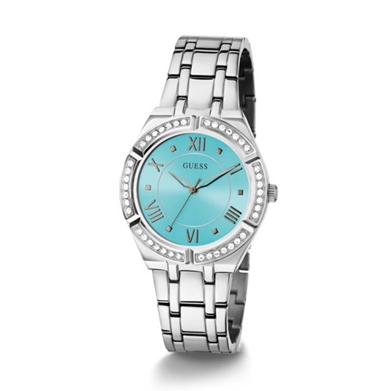 GUESS GW0033L7 Original COSMO Jam Tangan Wanita Analog Silver