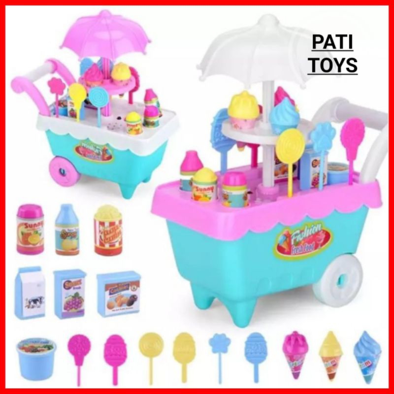 Mainan Anak Es Krim Dorong