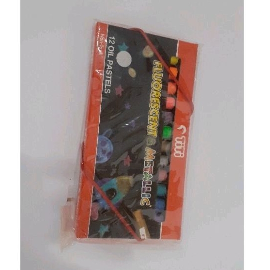 

Titi 12 oil pastels fluorescent & metallic