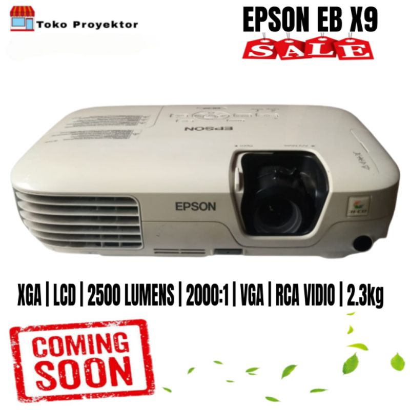 Proyektor second/bekas epson eb x9 murah