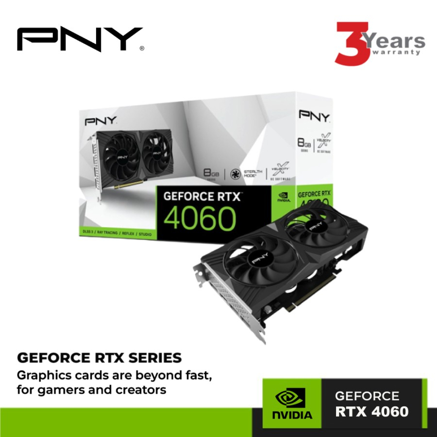 PNY GeForce RTX 4060 8GB VERTO Dual Fan