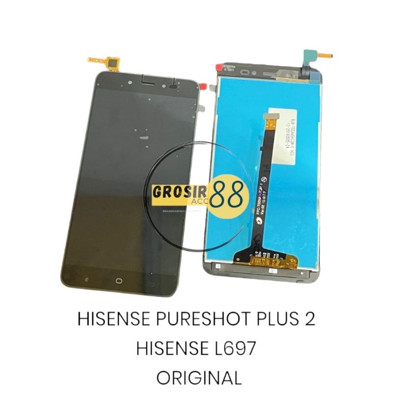 LCD TOUCHSCREEN FULLSET HISENSE PURESHOT PLUS 2 / HISENSE L697 ORIGINAL