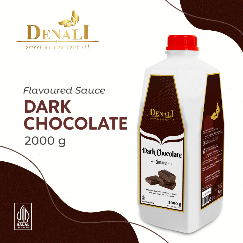 

Denali Sauce - Dark Chocolate Saus Cokelat Topping Minuman