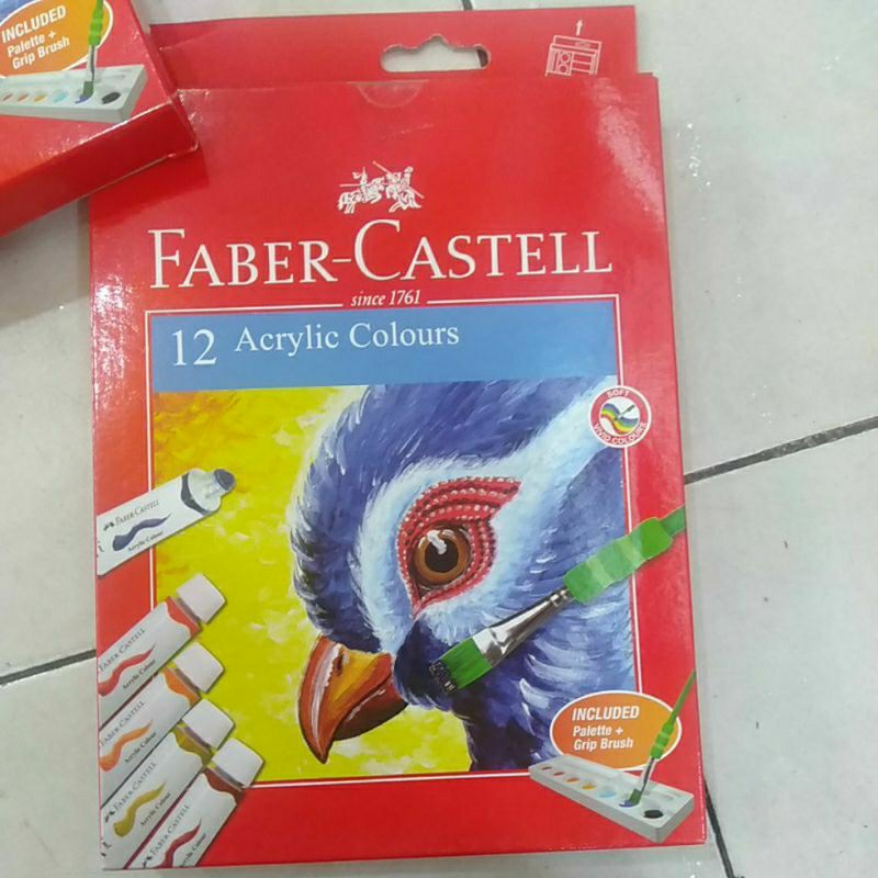 

Faber Castell - Acrylic Colours 12 Warna