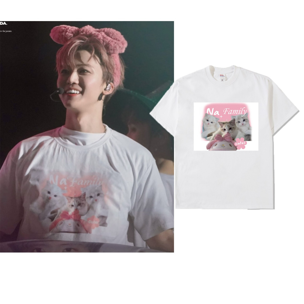 Kaos NCT Jaemin Kucing Family
