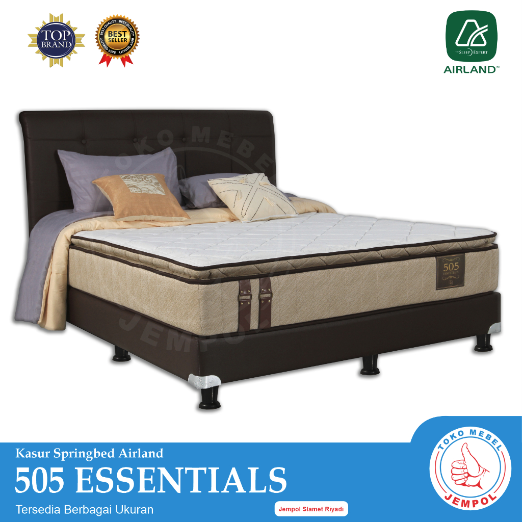 Kasur Airland 505 Essentials/Airland Springbed/Kasur Kesehatan/Tempat Tidur/Pillow Top/Jempol