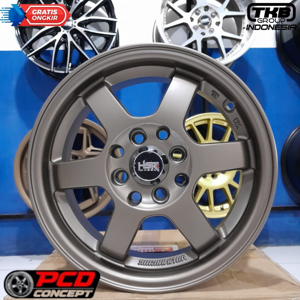 VELG RACING RING 14 MOBIL RING 14 HSR TOKYO BAUT 4 MOBIL AVANZA XENIA AGYA BRIO HSR TYPE TOKYO