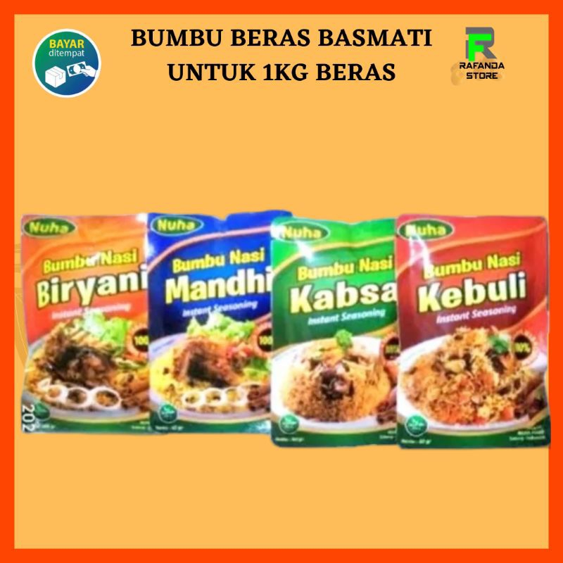 

Bumbu Beras Basmati Kebuli Biryani Kabsa Mandhi